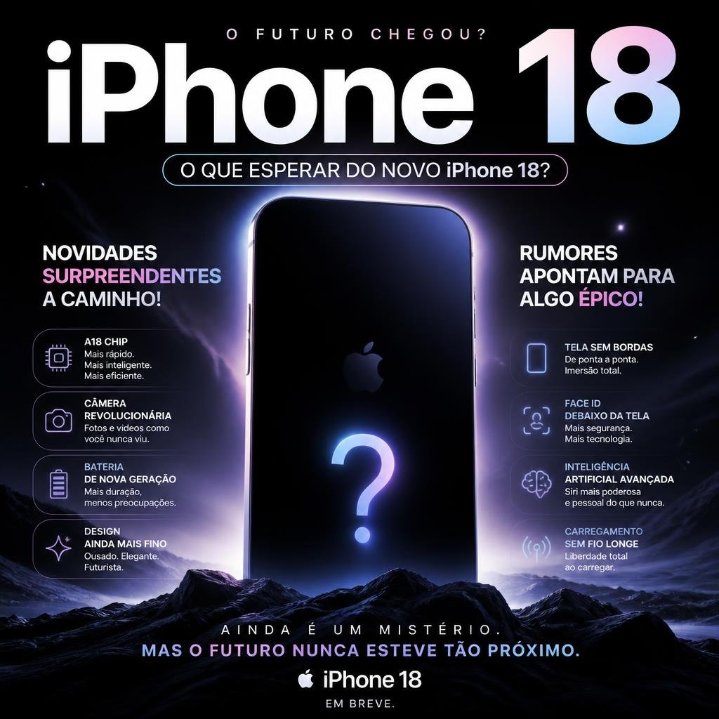 novo iphone 18