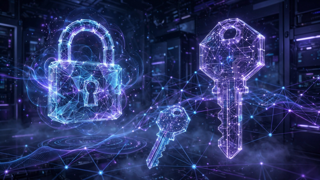 Criptografia preparada para o futuro e pós-quântica com cadeados digitais holográficos e chaves criptográficas seguras em rede quântica