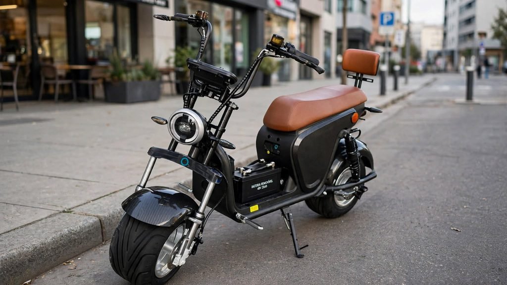 Scooter elétrica Giro G20 disponível na Shopee com bateria removível