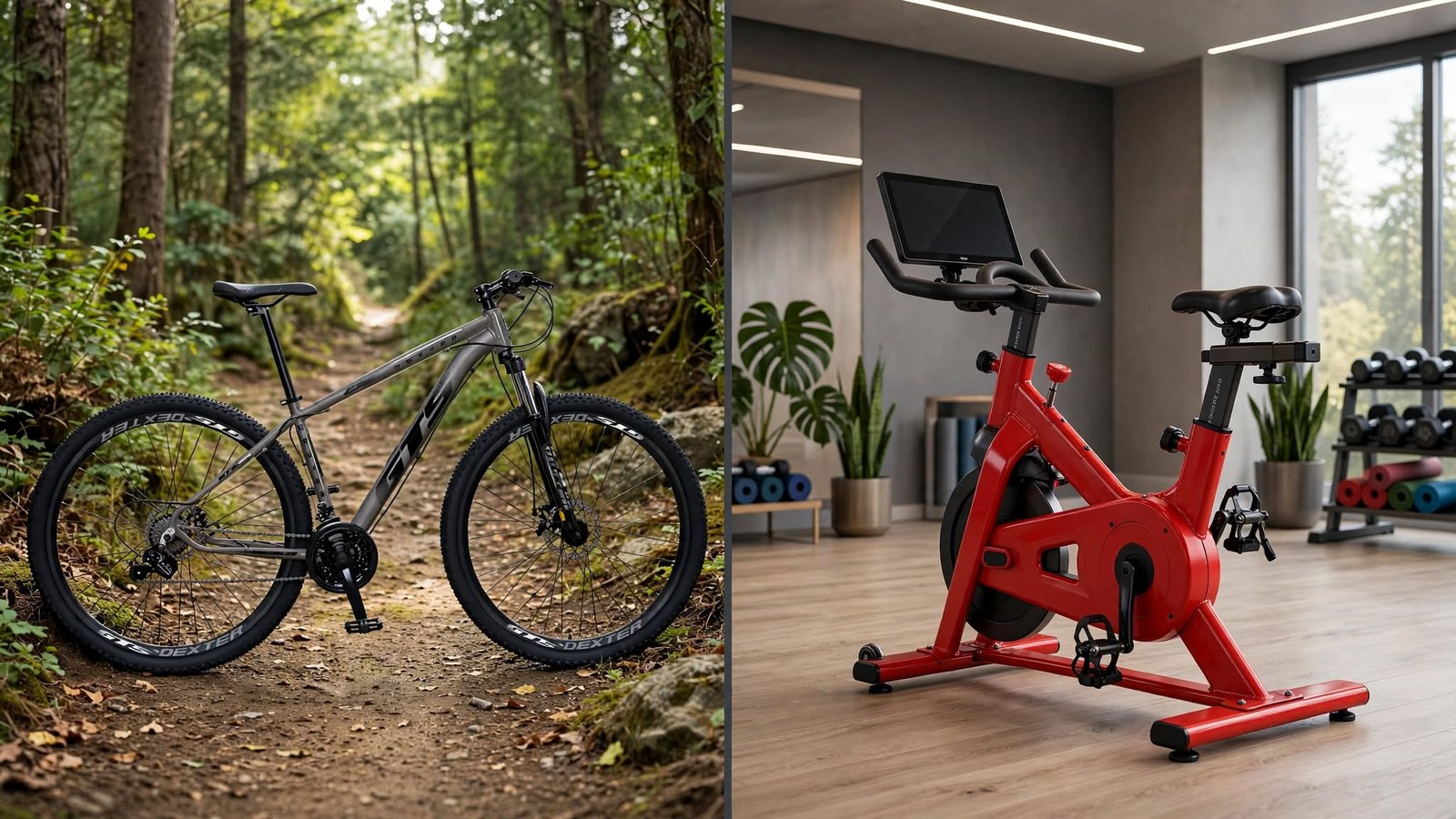 Qual bicicleta escolher: Aro 29 GTS Dexter ou Spinning Ergométrica?